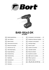 Bort BAB-18Ux2-DK Instrucciones De Servicio