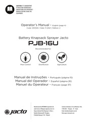 Jacto PJB-16U Manual Del Operador