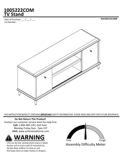 Ameriwood HOME 1005222COM Instrucciones De Montaje