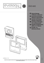 evology EVO-845 Instrucciones De Montaje, Utilización Y Mantenimiento