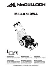 McCulloch M53-875DWA Manual De Las Instrucciones