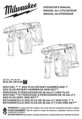 Milwaukee M18 FUEL 2914-20 Manual Del Operador