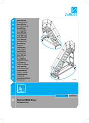 zarges ERGO Stop Manual De Instrucciones