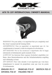AFX FX-33Y Manual Del Propietário