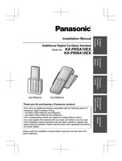 Panasonic KX-PRSA10EX Manual De Instalación