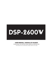 Audiolab DSP-2600W Manual De Usuario