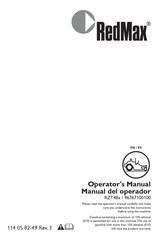 RedMax RZT48 Serie Manual Del Operador