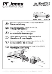 PF Jones 19040507PF Instrucciones De Montaje