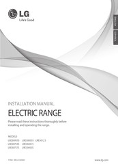 LG LRE30757S Manual De Instalación