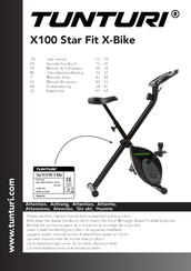 Tunturi X100 Star Fit X-Bike Manual Del Usuario