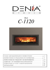 DENIA STOVES C-1120 Instrucciones De Utilización Y De Mantenimiento