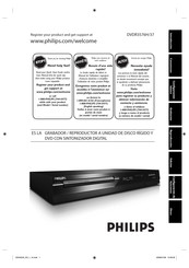 Philips DVDR3576H/37 Manual De Instrucciones