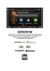 Dual DCPA701W Manual De Instalación, Usuario