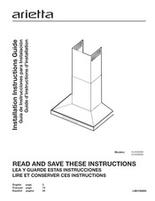 arietta ALV636SSA Guía De Instrucciones Para Instalación