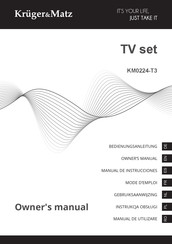 Krüger & Matz KM0224-T3 Manual De Instrucciones