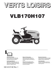 Gardena VERTS LOISIRS VLB170H107 Manual De Las Instrucciones