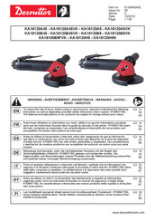 Desoutter KA16120B5 Manual De Instrucciones