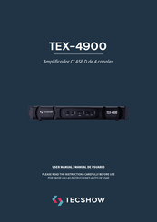 TECshow TEX-4900 Manual De Usuario