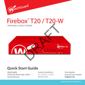 Watchguard Firebox T20 Guia De Inicio Rapido