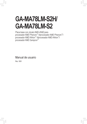 Gigabyte GA-MA78LM-S2H Manual De Usuario