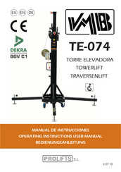 WMB TE-074 Manual De Instrucciones