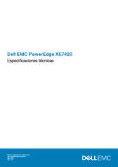 Dell EMC PowerEdge XE7420 Especificaciones Técnicas