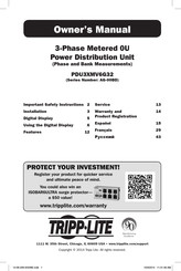 Tripp-Lite PDU3XMV6G32 Manual Del Propietário