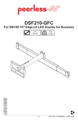 peerless-AV DSF210-GFC Instrucciones De Montaje E Instalación