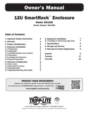 Tripp-Lite SmartRack SR12UB Manual Del Propietário