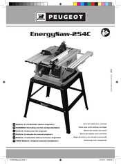 PEUGEOT EnergySaw-254C Manual