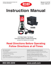 Zodi 6187W Manual De Instrucciones