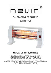 Nevir NVR-9547QS Manual De Instrucciones