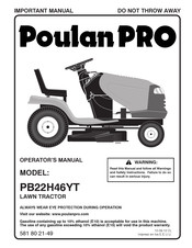 Poulan Pro PB22H46YT Manual Del Operador