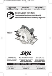 Skil HD5687 Instrucciones De Funcionamiento Y Seguridad