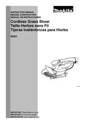 Makita MU01 Manual De Instrucciones