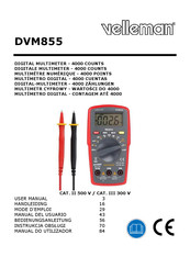 Velleman DVM855 Manual Del Usuario