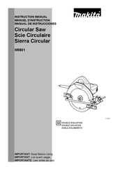 Makita M5801 Manual De Instrucciones