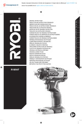 Ryobi R18IW7-0 Manual De Instrucciones
