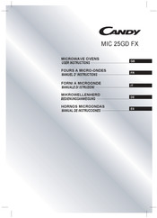 Candy MIC 25GD FX Manual De Instrucciones
