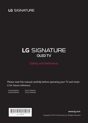 LG SIGNATURE OLED65W9PDA Manual De Instrucciones