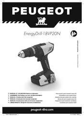 PEUGEOT EnergyDrill-18VP20N Manual De Instrucciones