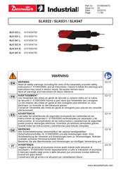 Desoutter SLK 031 A Manual De Instrucciones