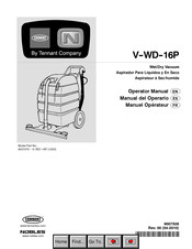 Tennant V-WD-16P Manual Del Operario