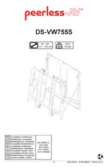 peerless-AV DS-VW755S Manual De Instrucciones