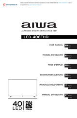 Aiwa LED-406FHD Manual Del Usuario