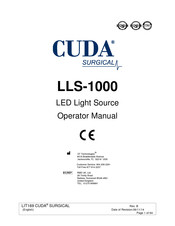 Cuda surgical LLS-1000 Manual Del Operador