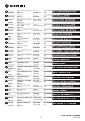 Suzuki 99126-78R00-000 Instrucciones De Montaje