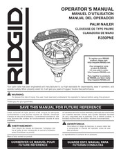 RIDGID R350PNE Manual Del Operador