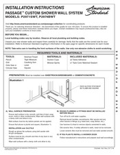 American Standard PASSAGE P2971SWT Instrucciones De Instalación