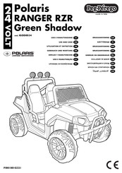 Peg-Perego Polaris RANGER RZR Green Shadow Empleo Y Manutencion